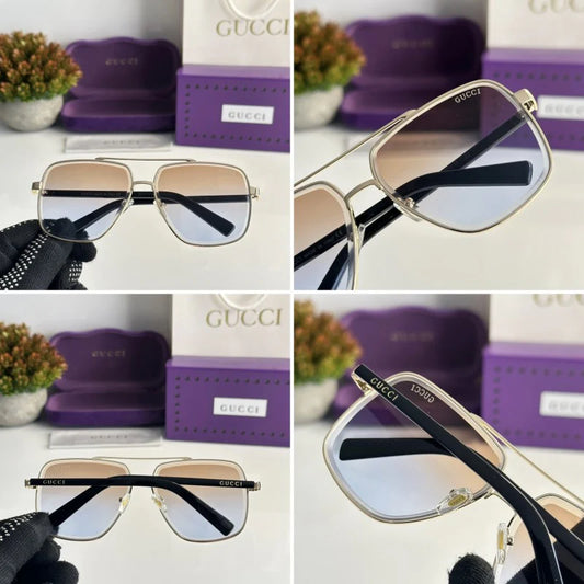 Gucci 6055 Gold Orange Blue