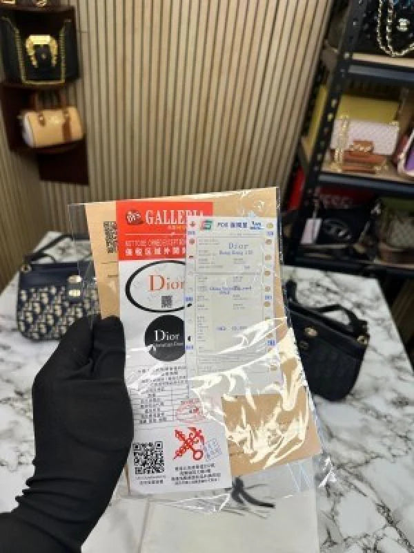 CHRISTIAN DIOR KEY OBLIQUE SMALL BAG WITH OG BOX 1162