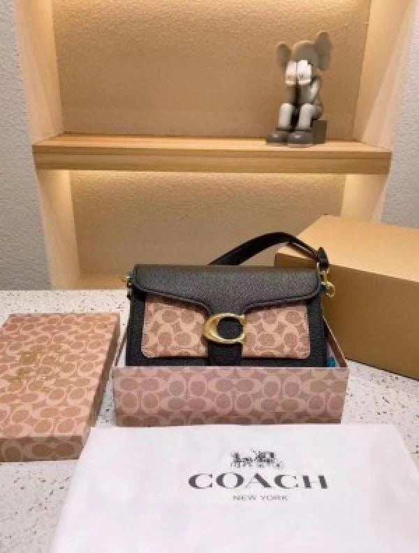 COACH TABBY SIG CC 26 LEATHER SHOULDER BAG WITH BOX 894