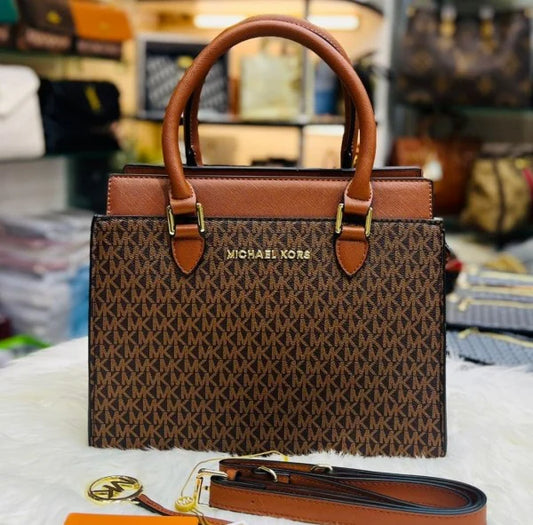 Michael Kors Satchel Shoulder Bag With Dust Bag Includes Logo 5412