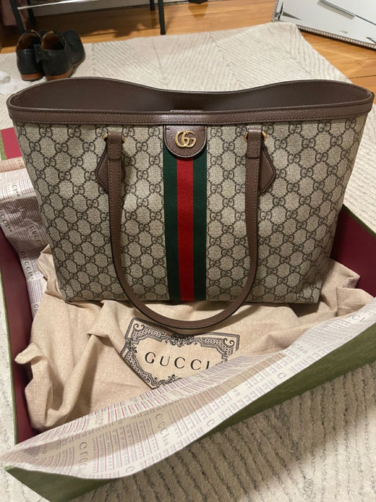 GUCCI GG OPHIDIA BAG IN BAG TOTE BAG 301