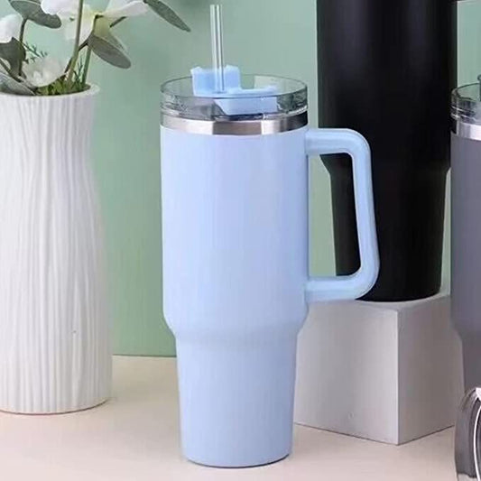 1200ML Insulated Tumbler – Keeps Drinks Ice Cold for 12 Hours ❄️-Blue