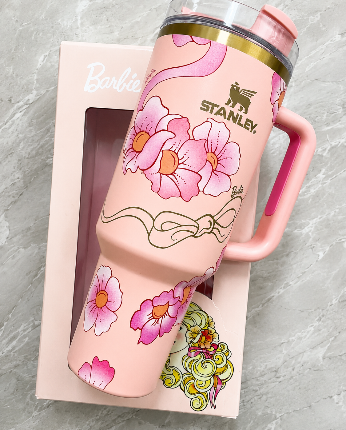 Stanley x Barbie™ ’80s Peaches ’N Cream Quencher