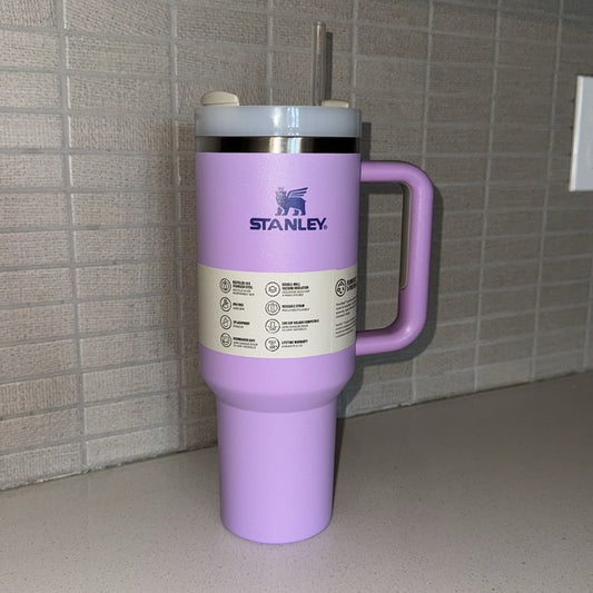 STANLEY Purple & Lavender Single Stainless Steel Solid Double Wall Vacuum Water Bottle