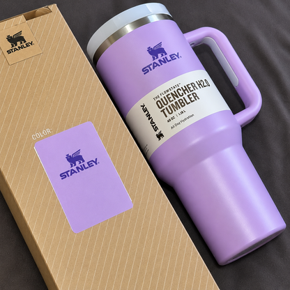STANLEY Purple & Lavender Single Stainless Steel Solid Double Wall Vacuum Water Bottle