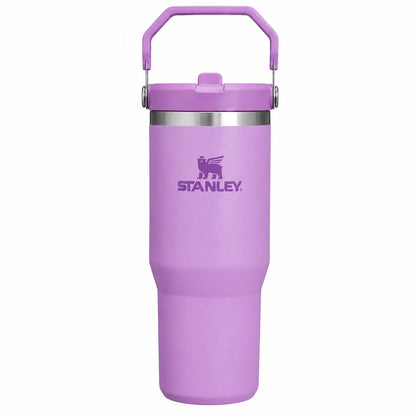 Stanley Ice-Flow Stainless Steel Tumbler with Straw – Purple