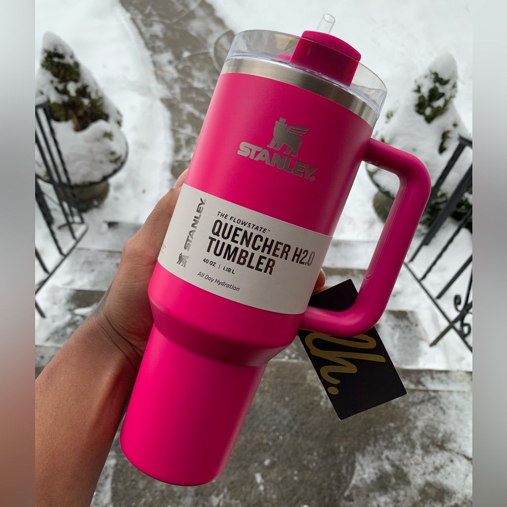 Stanley Quencher H2.0 Flow State Tumbler - Dark Pink