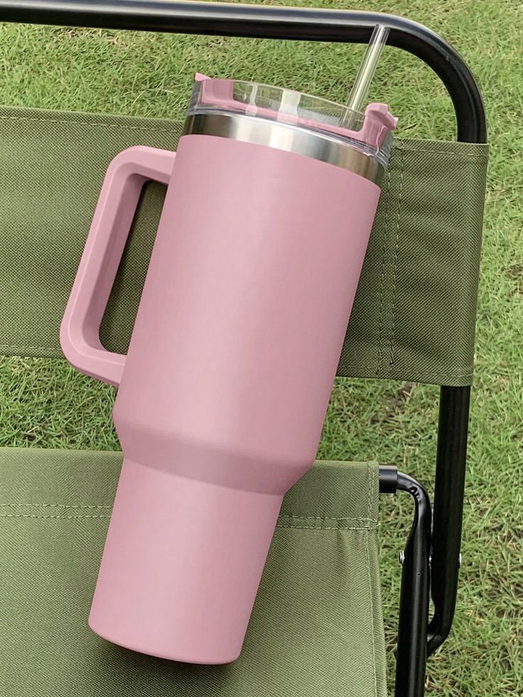 1200ML Insulated Tumbler – Keeps Drinks Ice Cold for 12 Hours ❄️- Light Pink