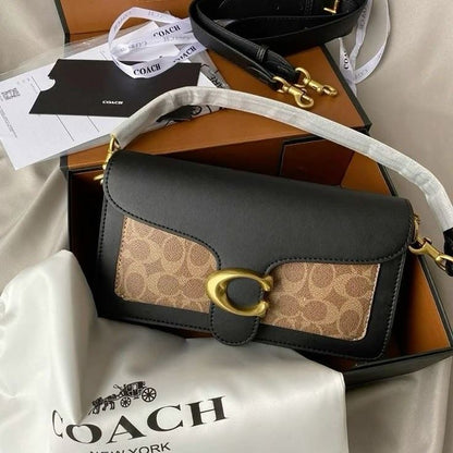 COACH TABBY SIG CC 26 LEATHER SHOULDER BAG WITH BOX 894