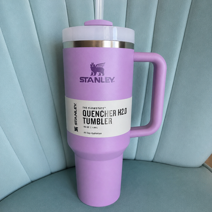 STANLEY Purple & Lavender Single Stainless Steel Solid Double Wall Vacuum Water Bottle