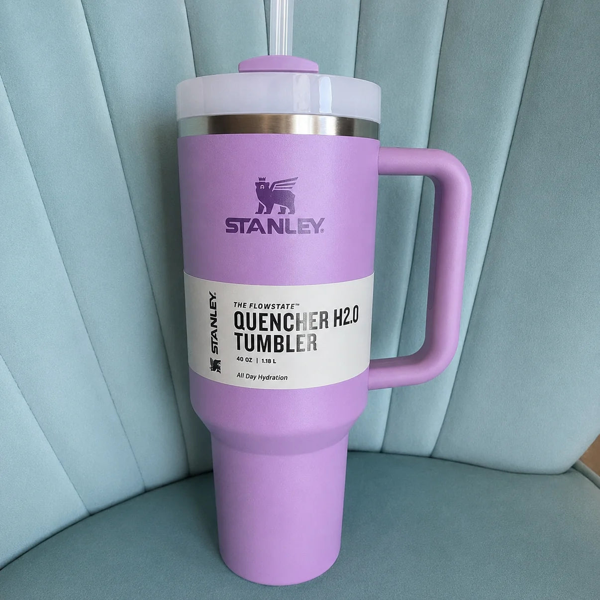 STANLEY Purple & Lavender Single Stainless Steel Solid Double Wall Vacuum Water Bottle