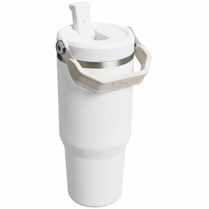Stanley IceFlow Stainless Steel Tumbler with Straw - White