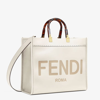 Fendi roma plain ladies trendy leather handbag 276