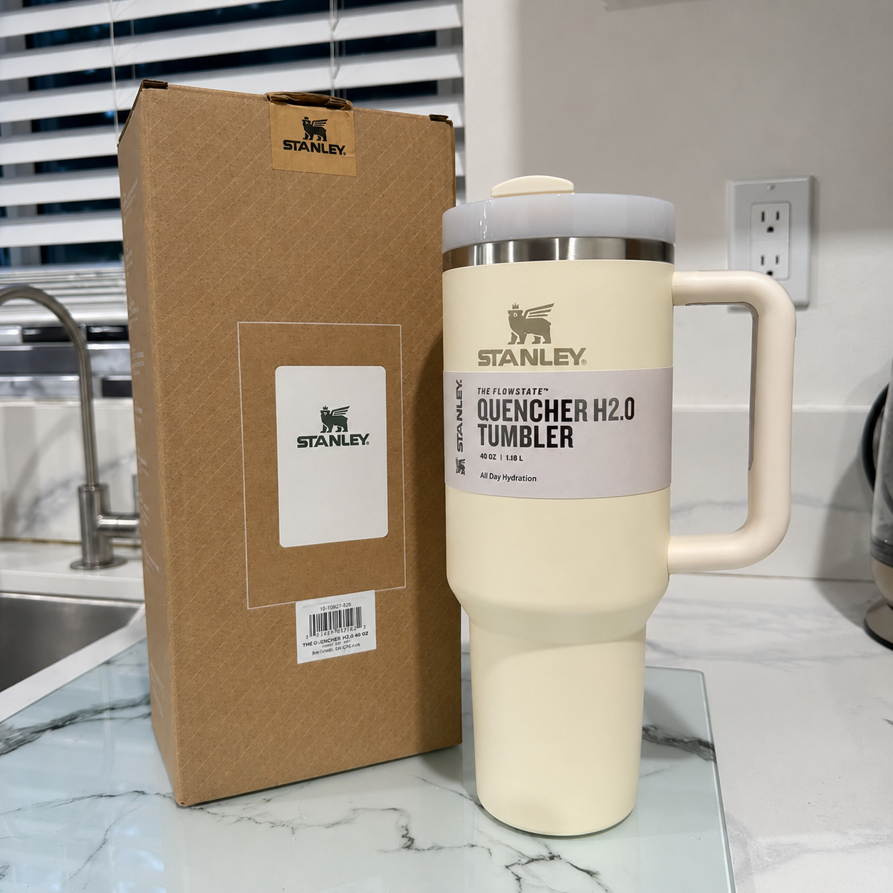 Stanley Stainless Steel Tumbler for Water Cream