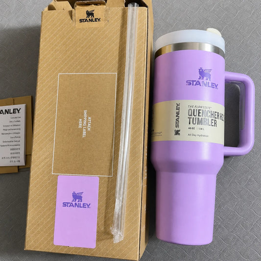 STANLEY Purple & Lavender Single Stainless Steel Solid Double Wall Vacuum Water Bottle
