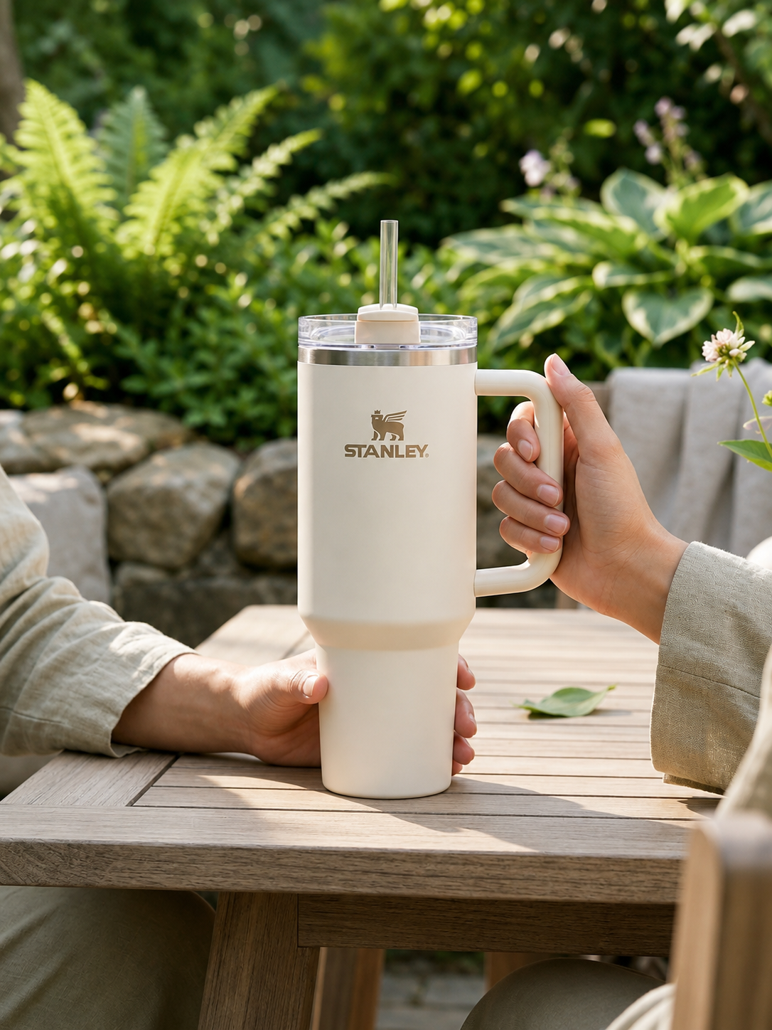 Stanley Stainless Steel Tumbler for Water Cream