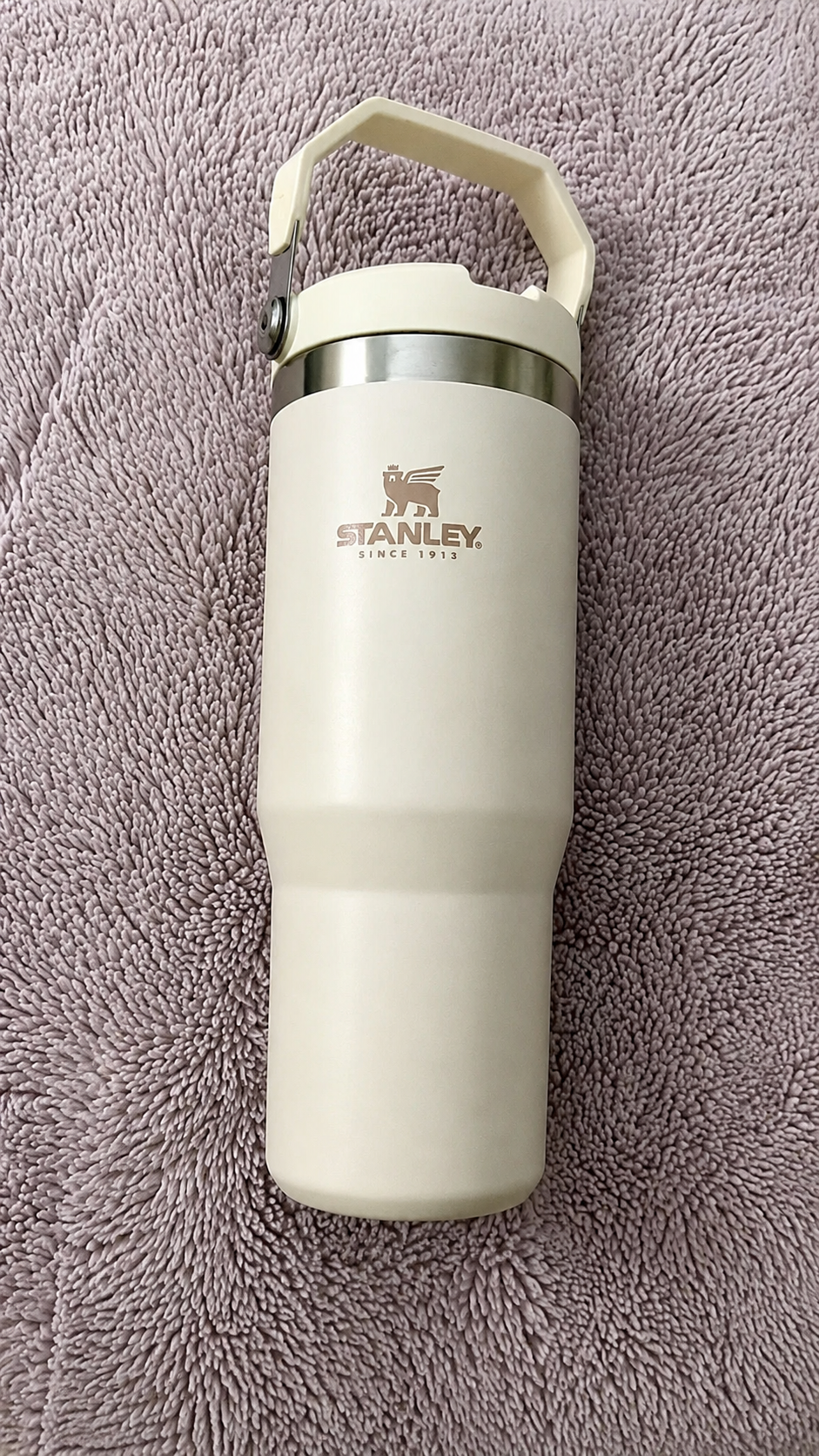 Stainless Steel Tumbler with Straw - Black