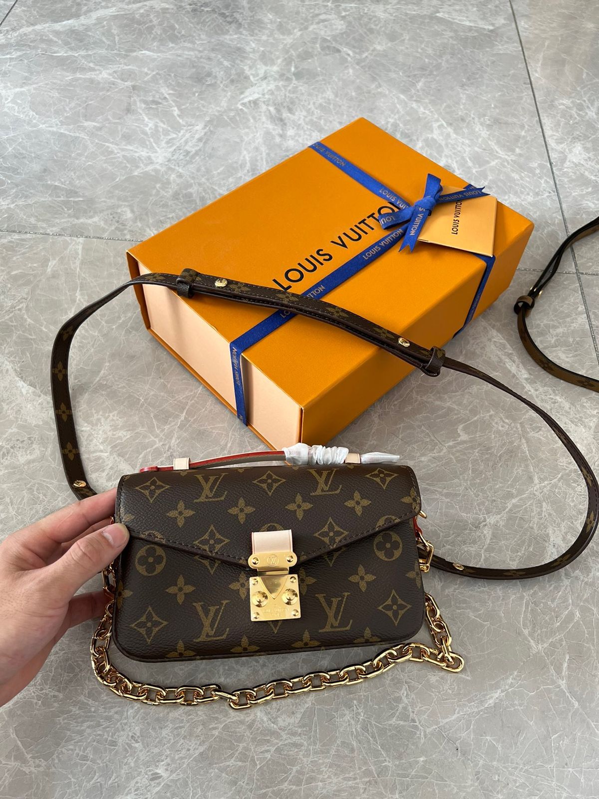 LOUIS VUITTON PETITE PALAIS DUBBLE BOX PACKING 5324