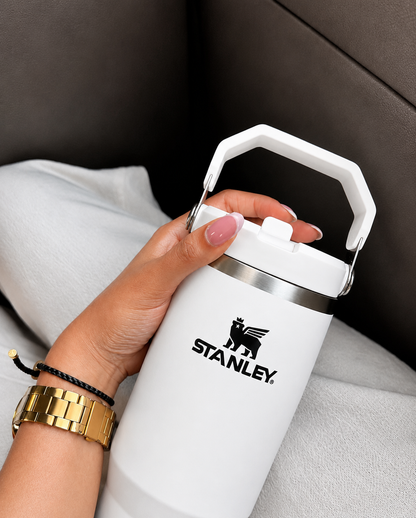 Stanley IceFlow Stainless Steel Tumbler with Straw - White