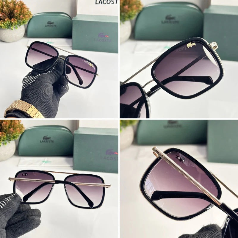 LACOSTE 143 GOLD BLACK DC