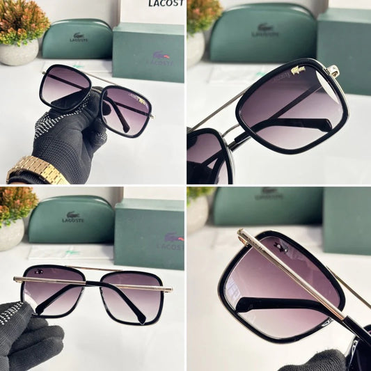 LACOSTE 143 GOLD BLACK DC