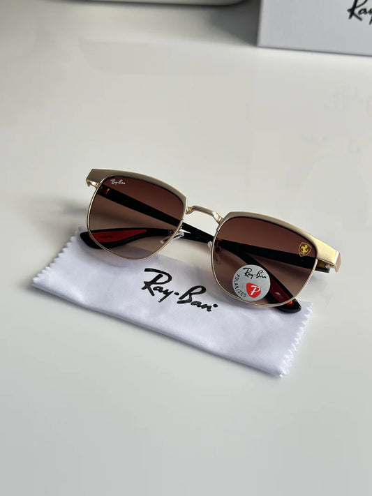 Rayban 03 Gold Brown DC