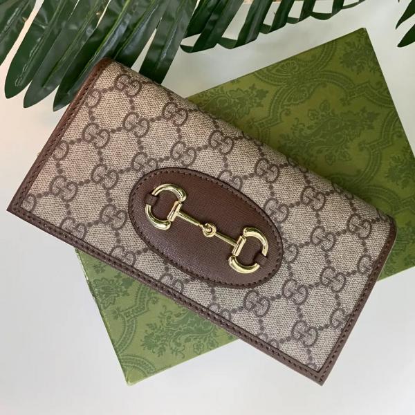 GUCCI HORSEBIT 1955 WALLET WITH CHAIN OG DOUBLE BOX & DUST BAG 621892