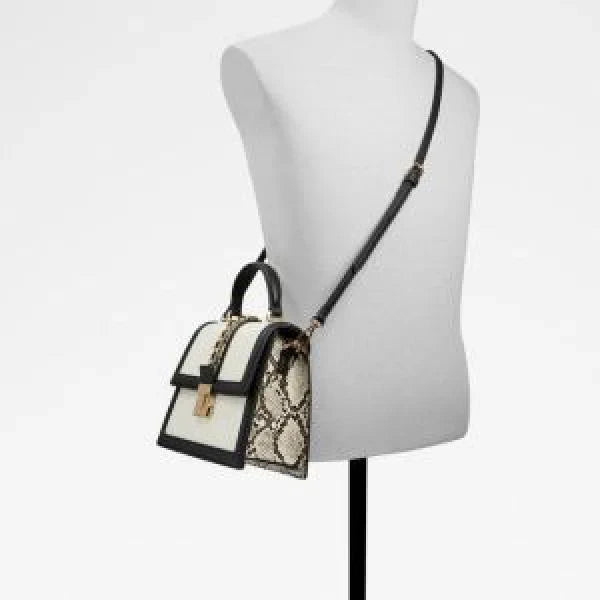 ALDO HENNAH WOMENS BLACK TOP HANDLE WITH BOX 5208