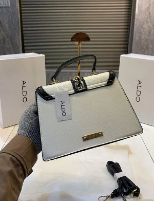 ALDO HENNAH WOMENS BLACK TOP HANDLE WITH BOX 5208