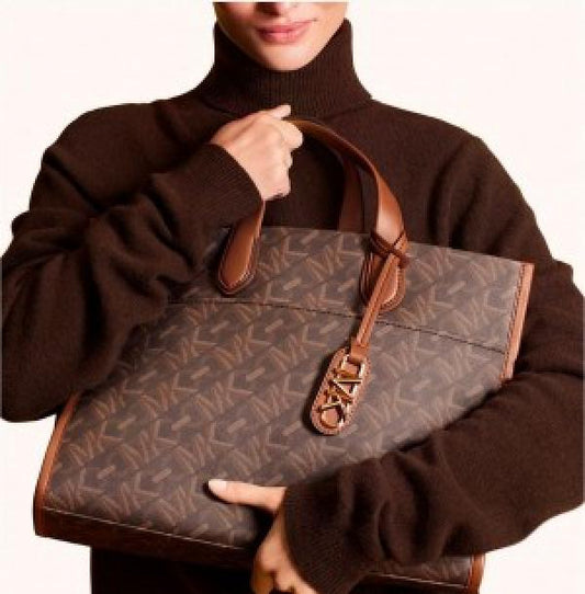 MICHAEL KORS GIGI LARGE EMPIRE SIGNATURE TOTE BAG 2031