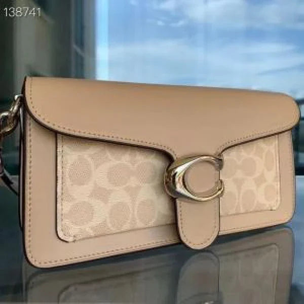 COACH TABBY 26 SHOULDER BAG WITH OG BOX & DUST BAG (BEIGE CREAM) 5228