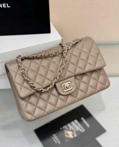 CHANEL PARIS JUMBO BIG SIZE LATHER QUALITY INNER BRANDING WITH BOX BILL 5239