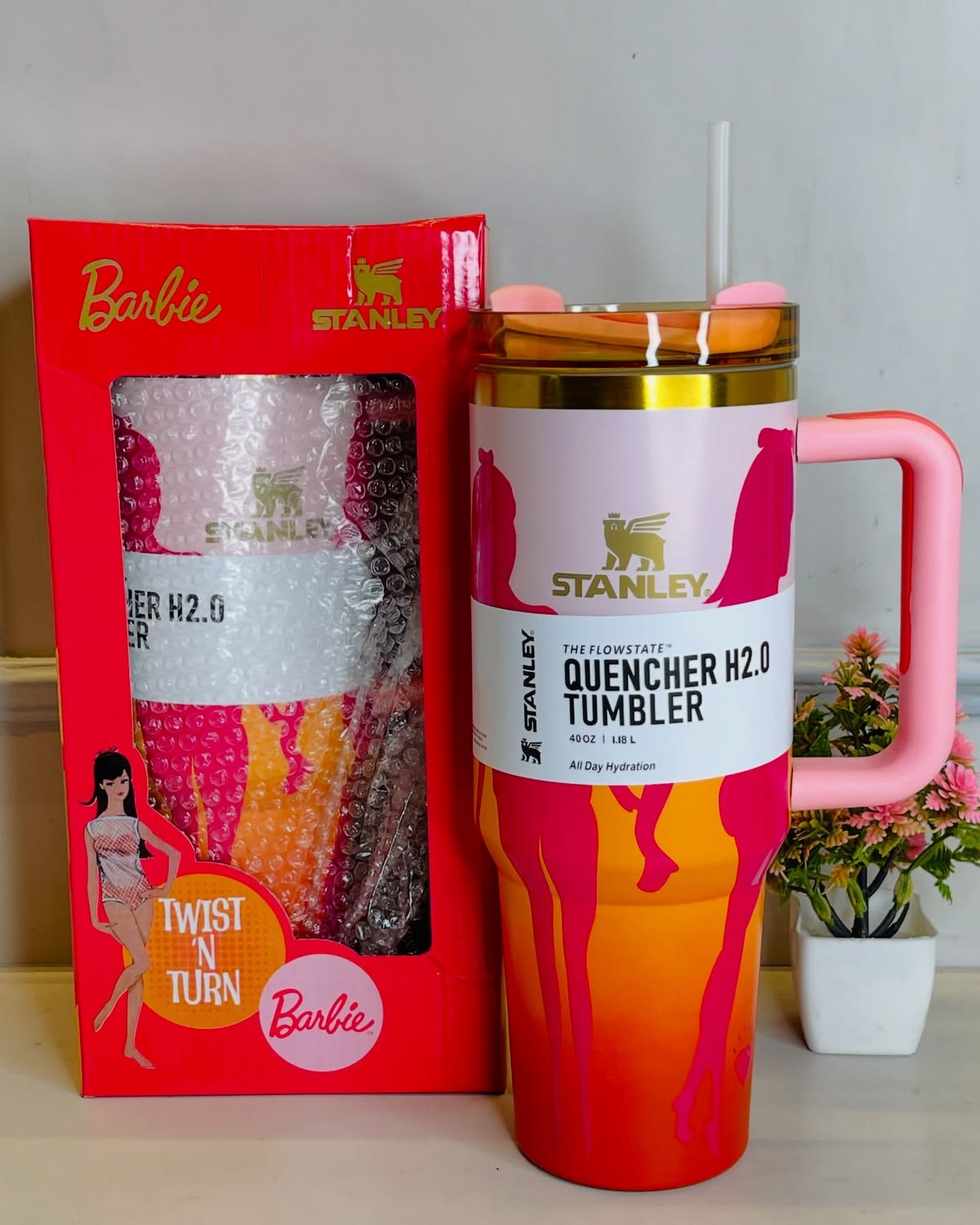 Barbie Stanley Steel Tumbler