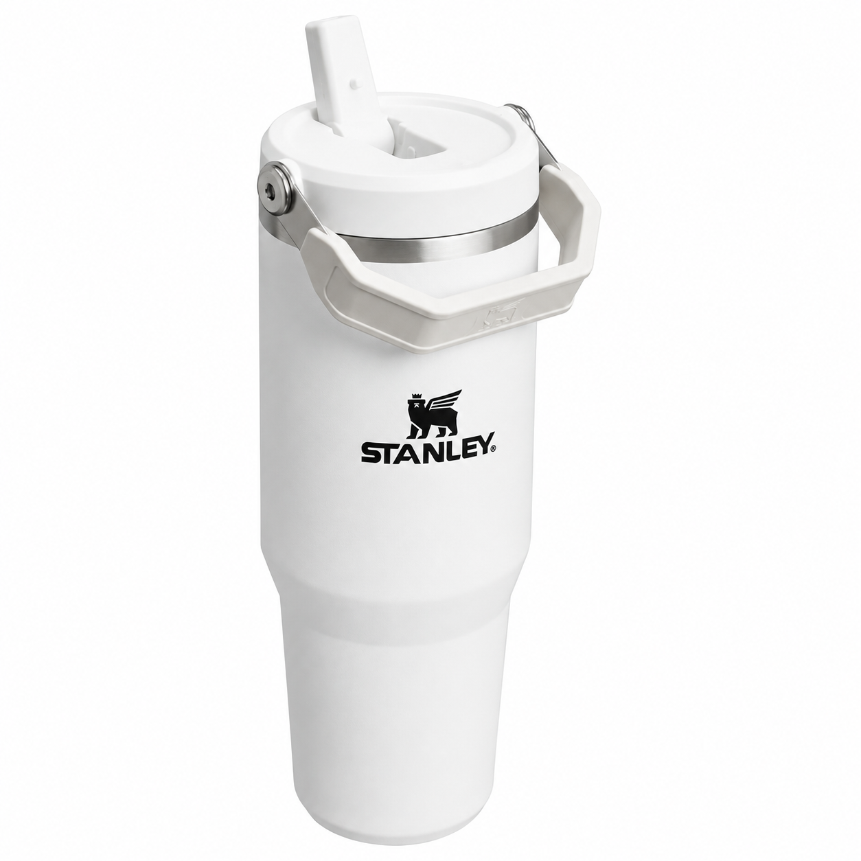 Stanley IceFlow Stainless Steel Tumbler with Straw - White