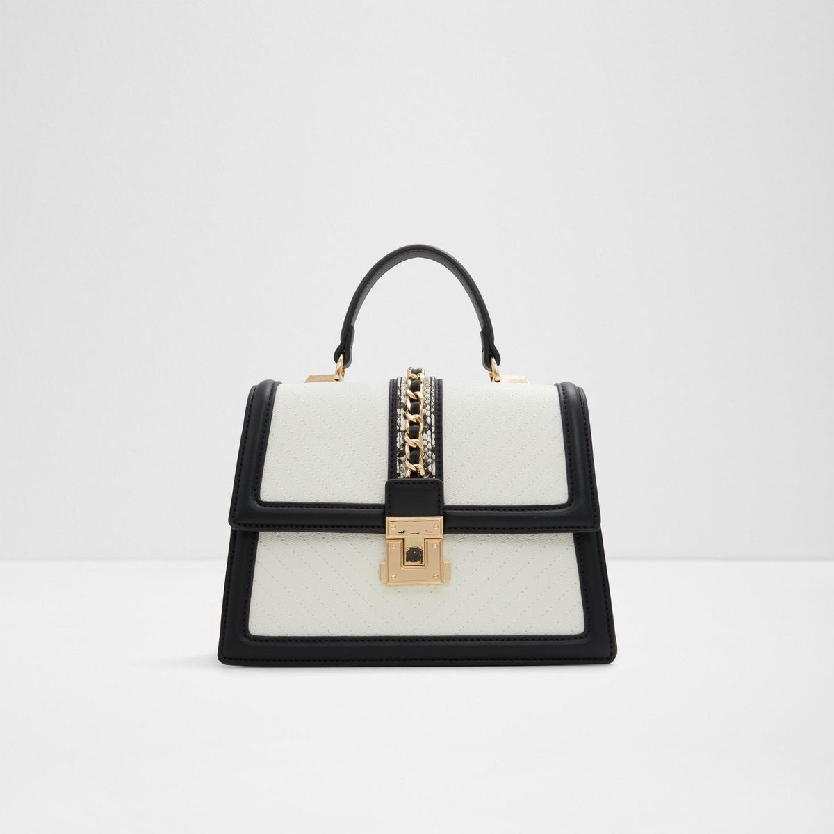 ALDO HENNAH WOMENS BLACK TOP HANDLE WITH BOX 5208
