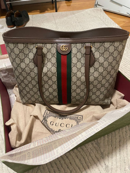 GUCCI GG OPHIDIA BAG IN BAG TOTE BAG 301