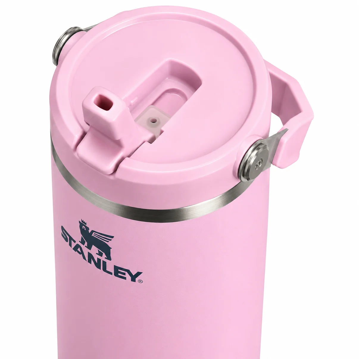 Stanley Ice-Flow Stainless Steel Tumbler with Straw – Pink