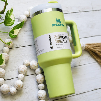 STANLEY Green Single Stainless Steel Brand Logo Double Wall Vacuum Water Bottle
