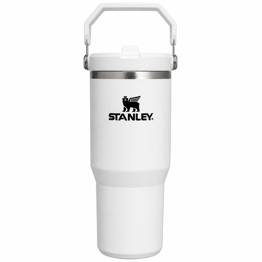 Stanley IceFlow Stainless Steel Tumbler with Straw - White