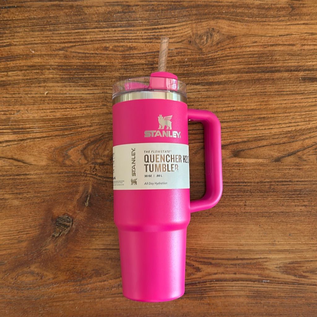 Stanley Quencher H2.0 Flow State Tumbler - Dark Pink