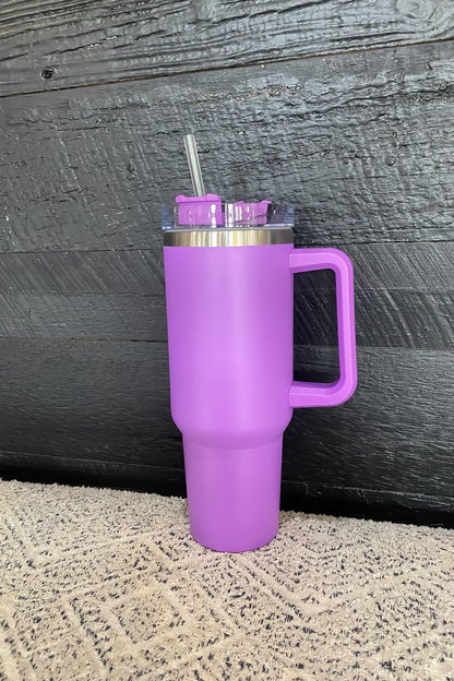 1200ML Insulated Tumbler – Keeps Drinks Ice Cold for 12 Hours ❄️-Lavender