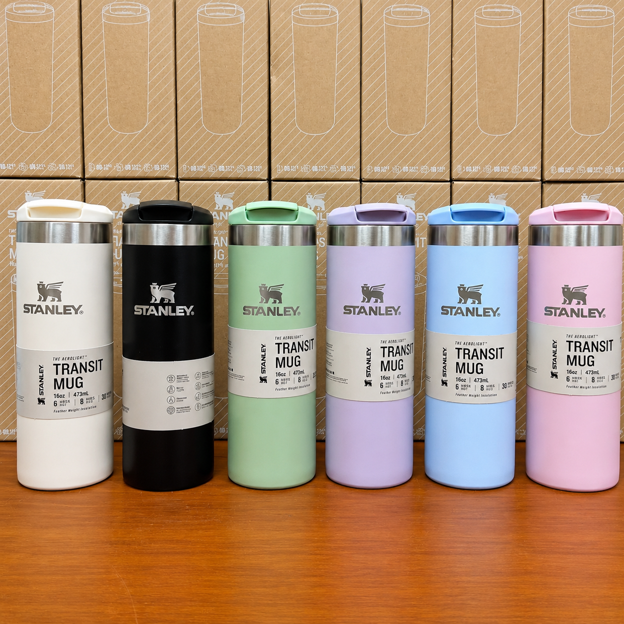 Premium Insulated Travel Coffee Mug 470 ml – Stainless Steel Vacuum Flask with Flip Lid (Blue))