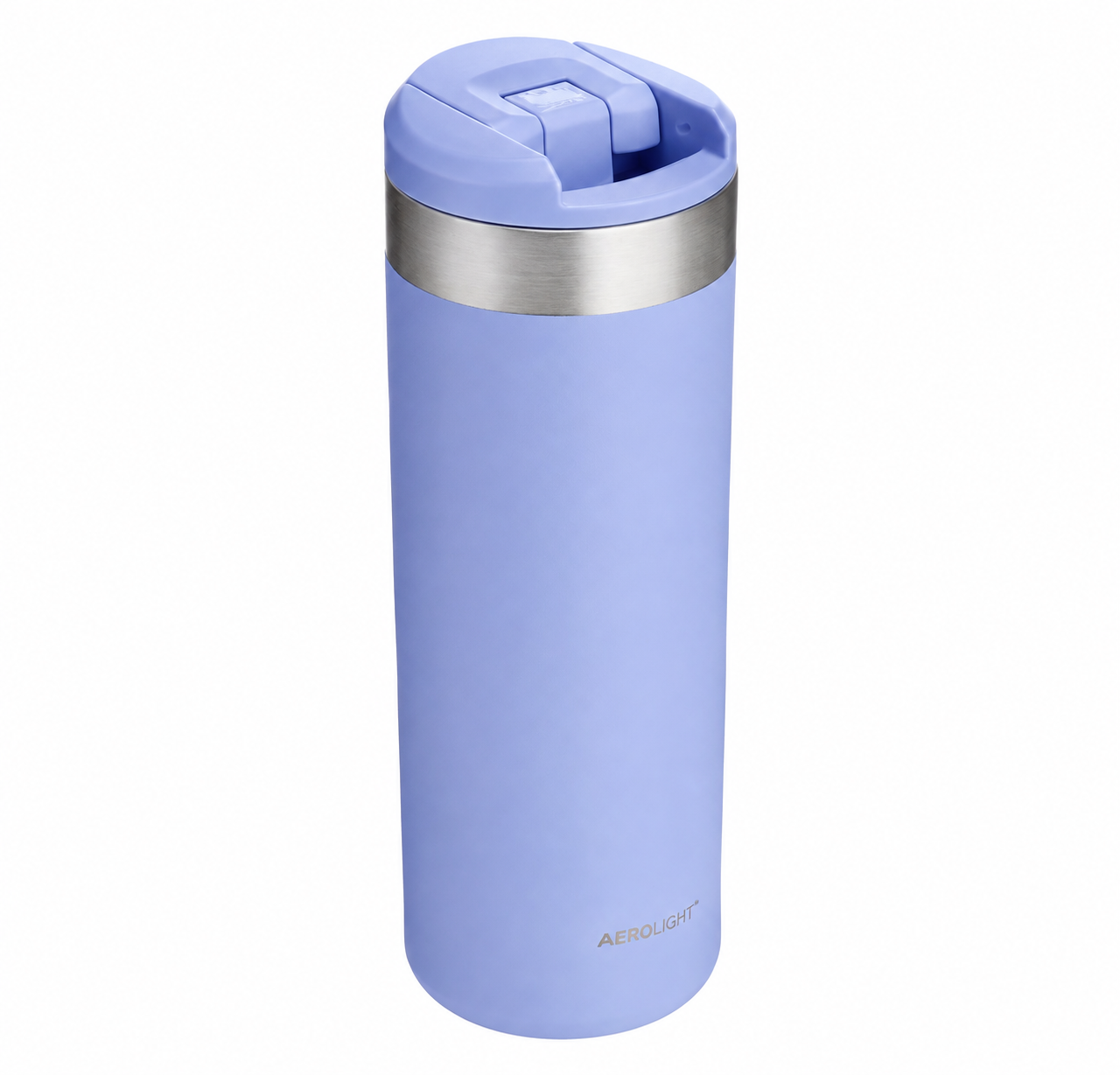 Premium Insulated Travel Coffee Mug 470 ml – Stainless Steel Vacuum Flask with Flip Lid (Blue))