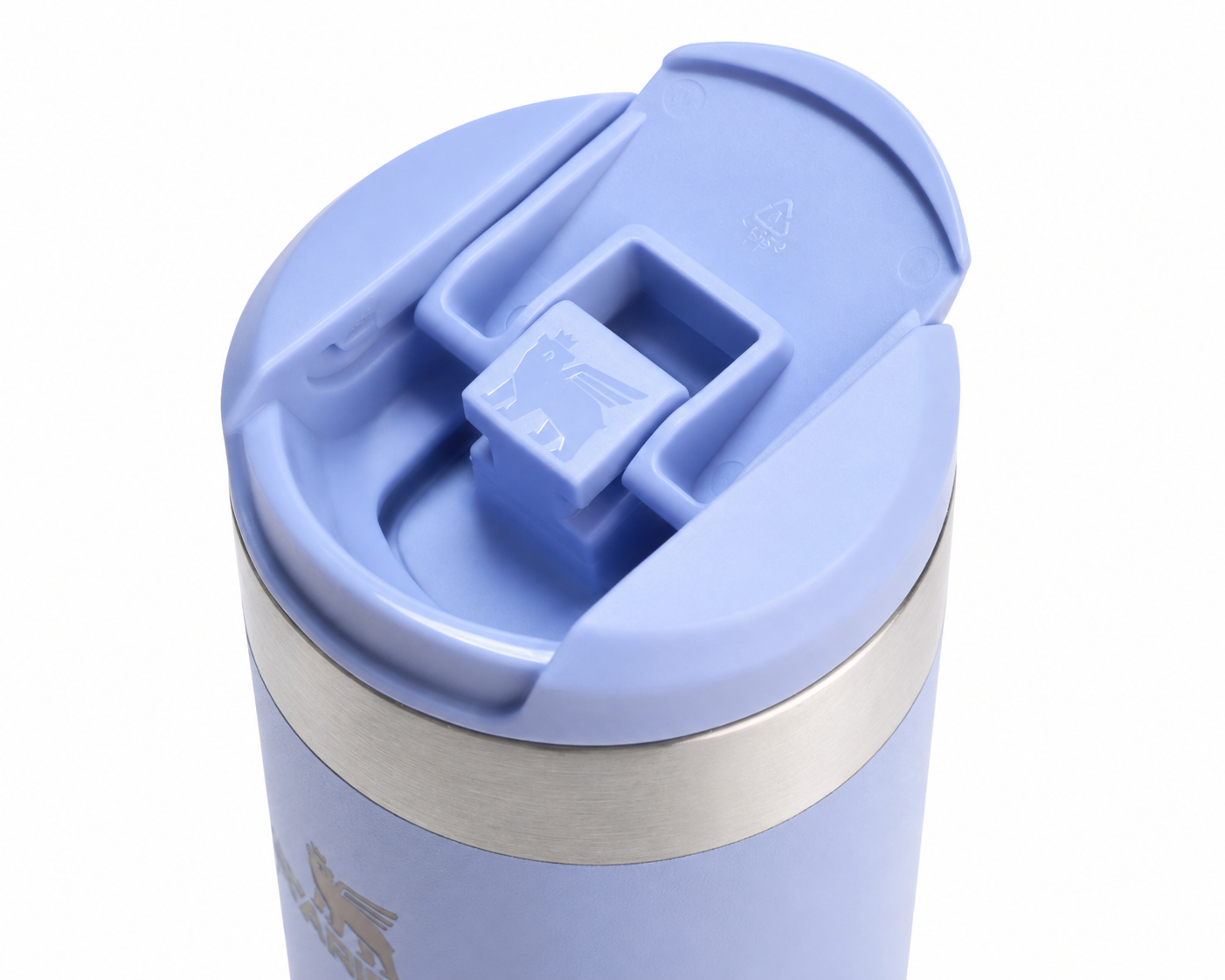 Premium Insulated Travel Coffee Mug 470 ml – Stainless Steel Vacuum Flask with Flip Lid (Blue))