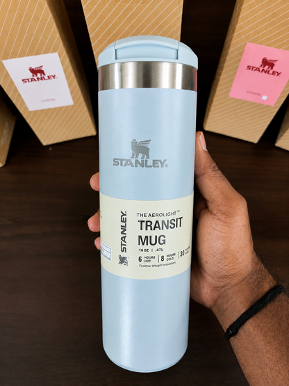 Premium Insulated Travel Coffee Mug 470 ml – Stainless Steel Vacuum Flask with Flip Lid (Pink)