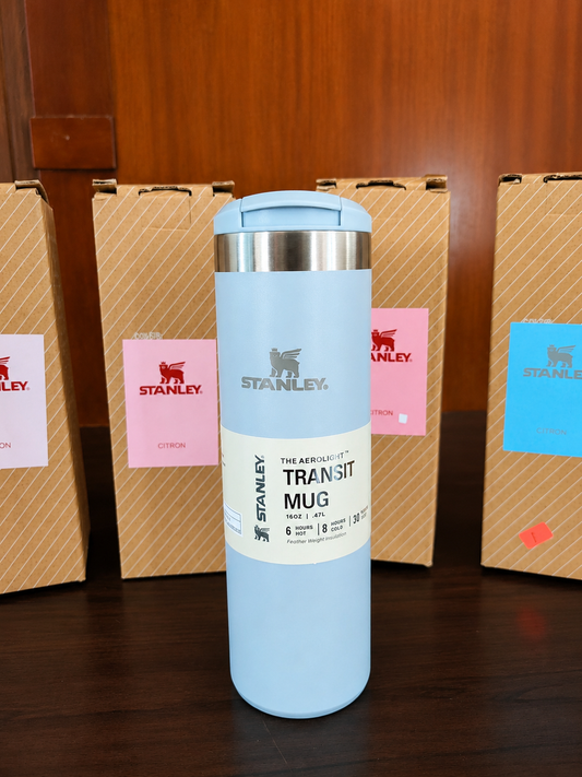 Premium Insulated Travel Coffee Mug 470 ml – Stainless Steel Vacuum Flask with Flip Lid (Pink)
