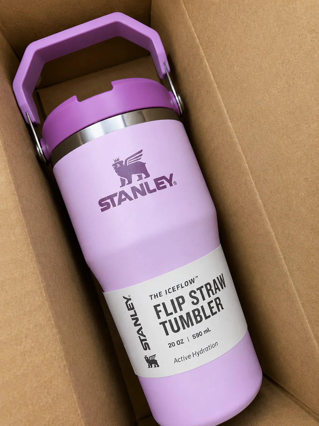 Stainless Steel Tumbler with Straw - Black