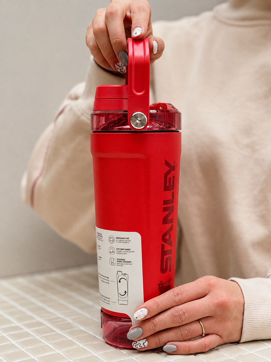 Stanley 20oz Activate Shaker Bottle | Perfect for Gym & Workouts