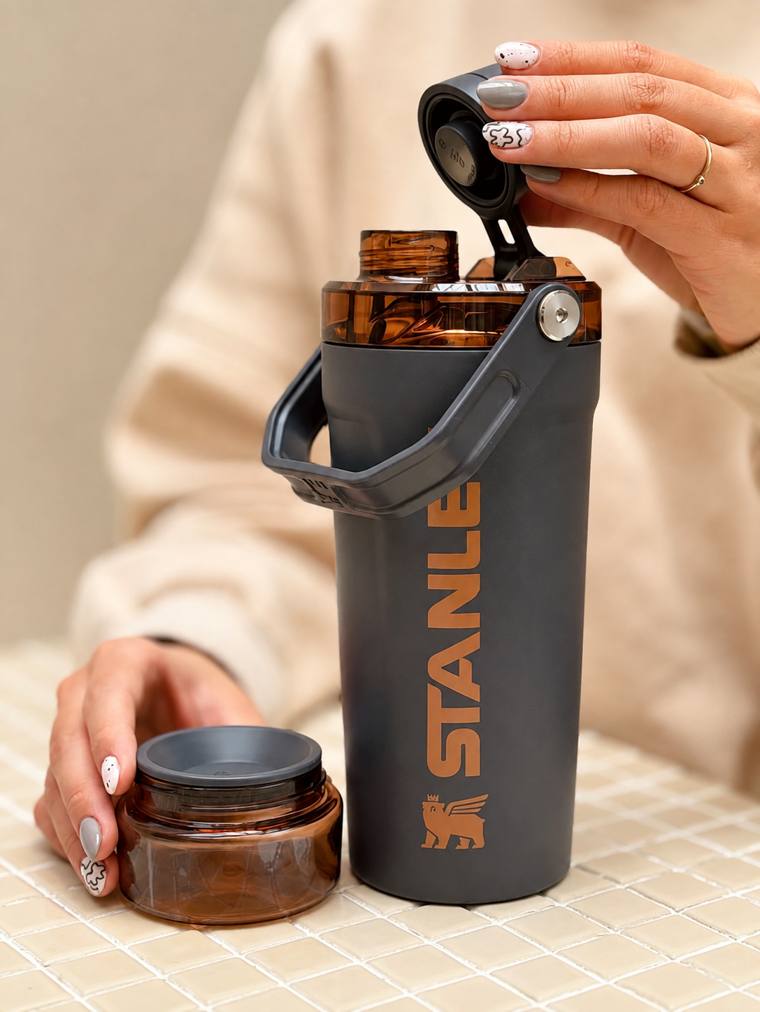 Stanley 20oz Activate Shaker Bottle | Perfect for Gym & Workouts