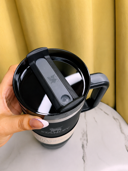 STANLEY Black Single Stainless Steel Solid Double Wall Vacuum Water Bottle